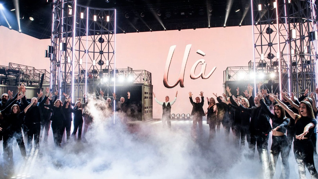 foto CLAUDIO BAGLIONI - UÀ - CANALE 5 (4 DICEMBRE 2021)