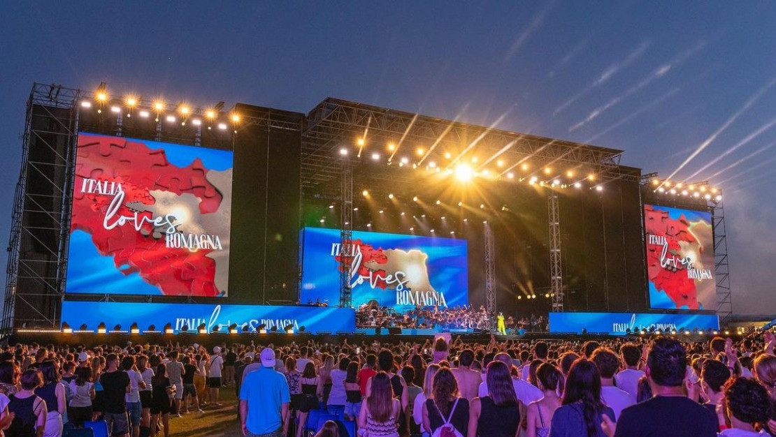 foto ITALIA LOVES ROMAGNA - RCF ARENA - RAI 1 (24 GIUGNO 2023)