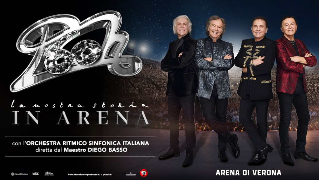 foto POOH60 - LA NOSTRA STORIA IN ARENA - ARENA DI VERONA - CANALE 5 (2026)