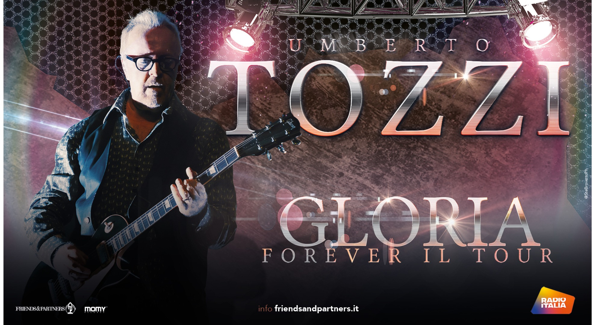 foto UMBERTO TOZZI | “GLORIA FOREVER” 3 NUOVE DATE LIVE QUEST'ESTATE!