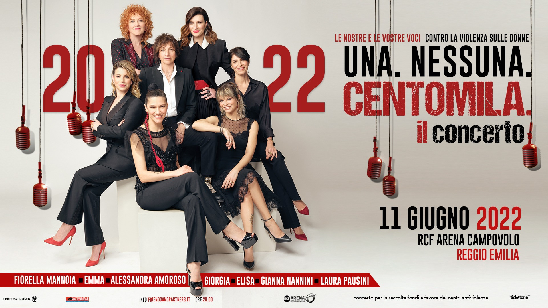 foto UNA.NESSUNA.CENTOMILA. | LE VOCI DI 7 GRANDI ARTISTI SI UNIRANNO A QUELLE DELLE 7 PROTAGONISTE