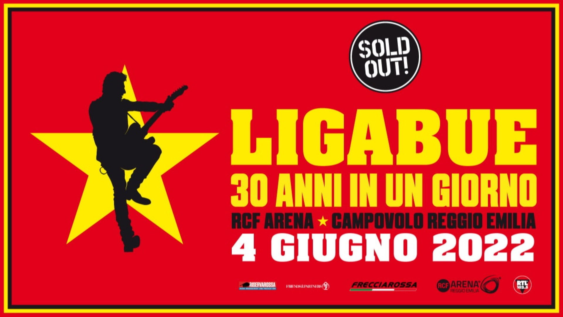 foto LIGABUE | IN VENDITA DALLE 16 1000 BIGLIETTI RED ZONE PER COMBATTERE IL SECONDARY TICKETING