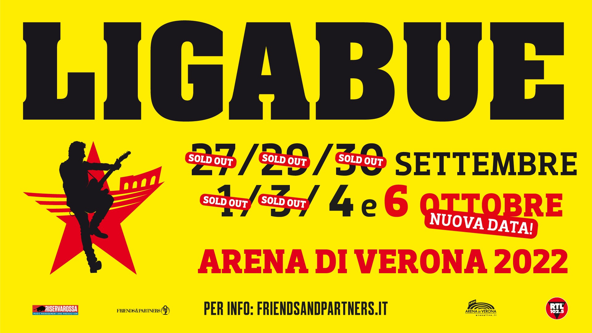 foto LIGABUE | SI AGGIUNGE A GRANDE RICHIESTA LA SETTIMA E ULTIMA DATA IN ARENA DI VERONA!
