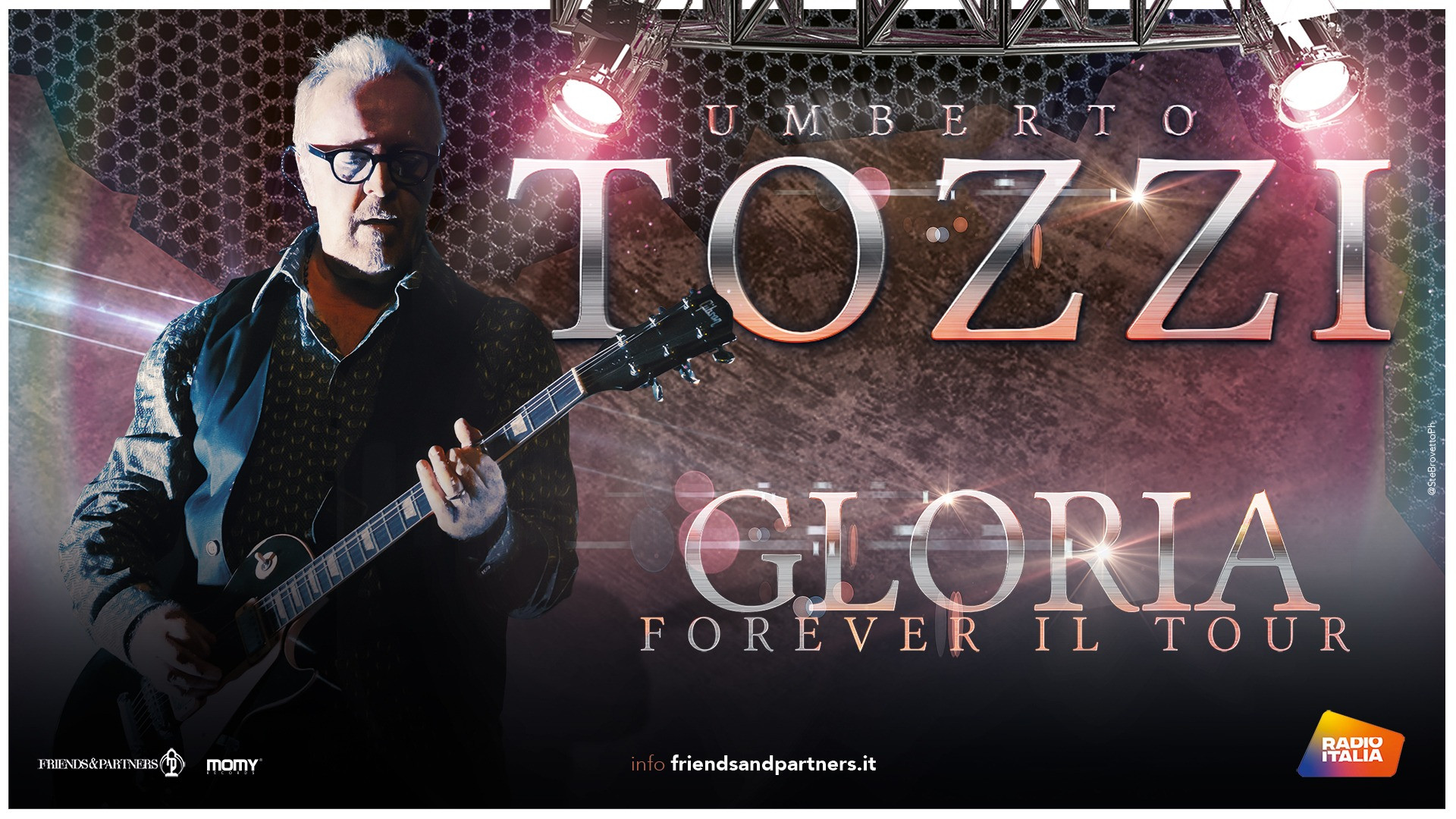 foto UMBERTO TOZZI | AL VIA IL 10 LUGLIO IL TOUR "GLORIA FOREVER"