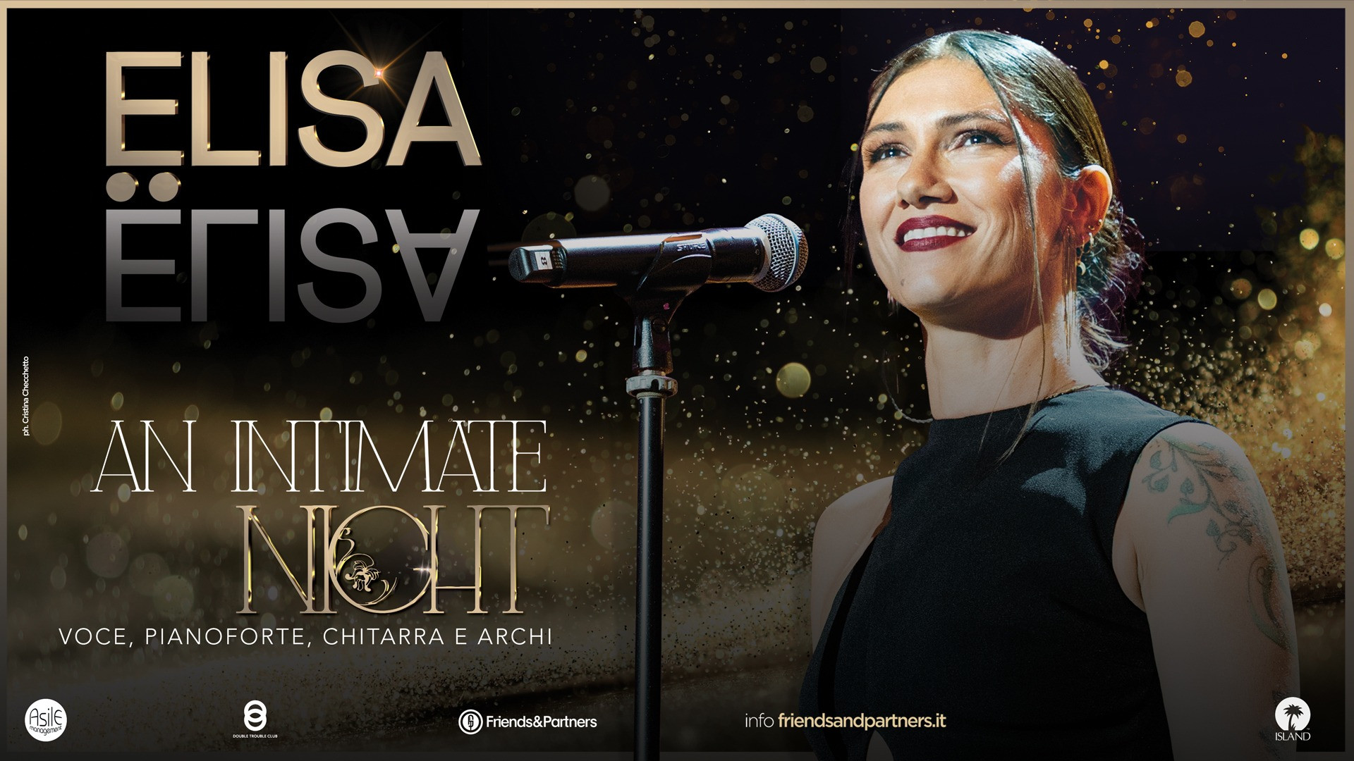 foto ELISA | A GRANDE RICHIESTA TORNA NEI TEATRI CON "AN INTIMATE NIGHT"