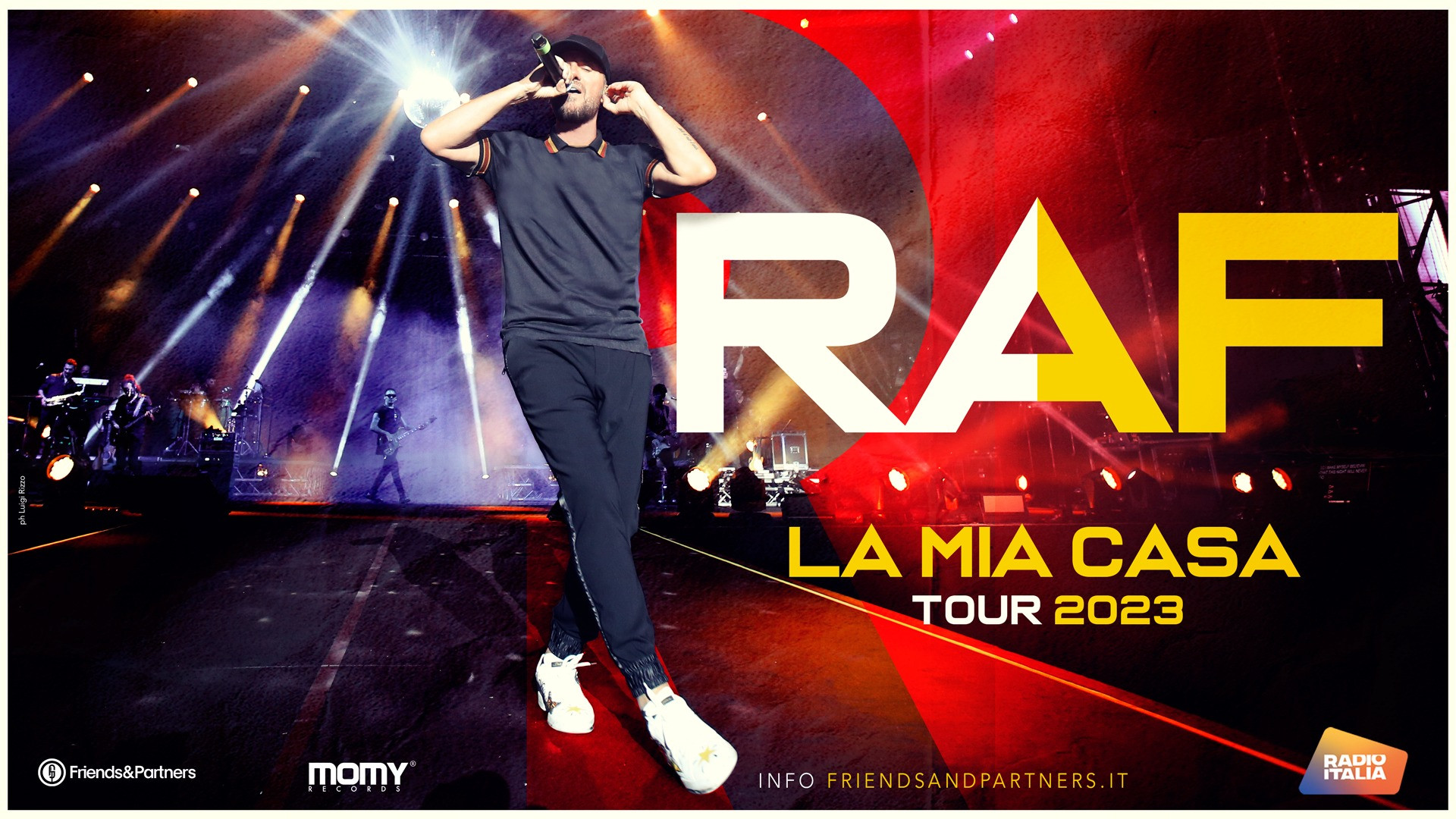 foto RAF | SI AGGIUNGONO DUE NUOVE DATE A "LA MIA CASA TOUR 2023"