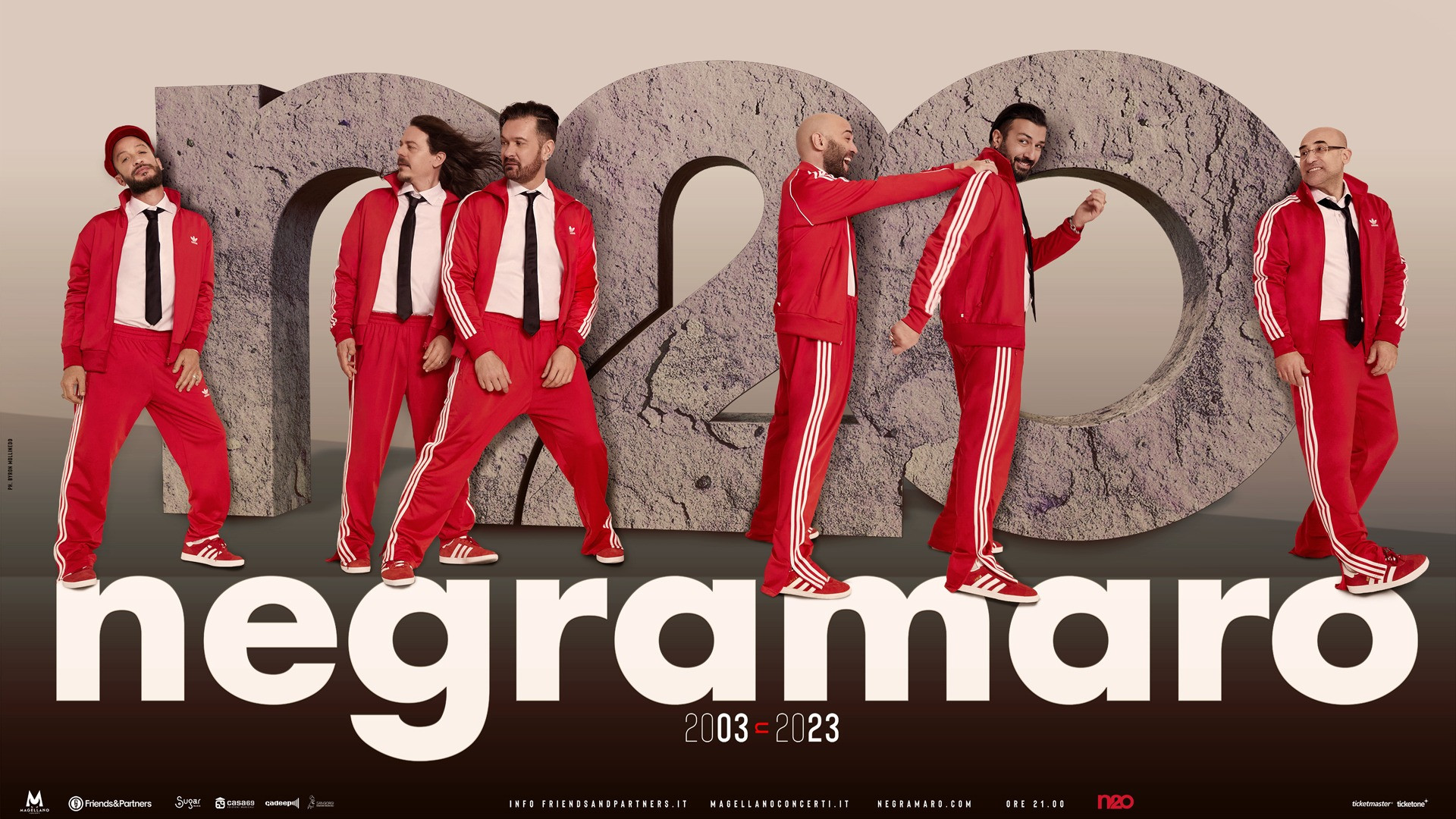 foto NEGRAMARO | CELEBRANO 20 ANNI DI CARRIERA CON 9 IMPERDIBILI LIVE