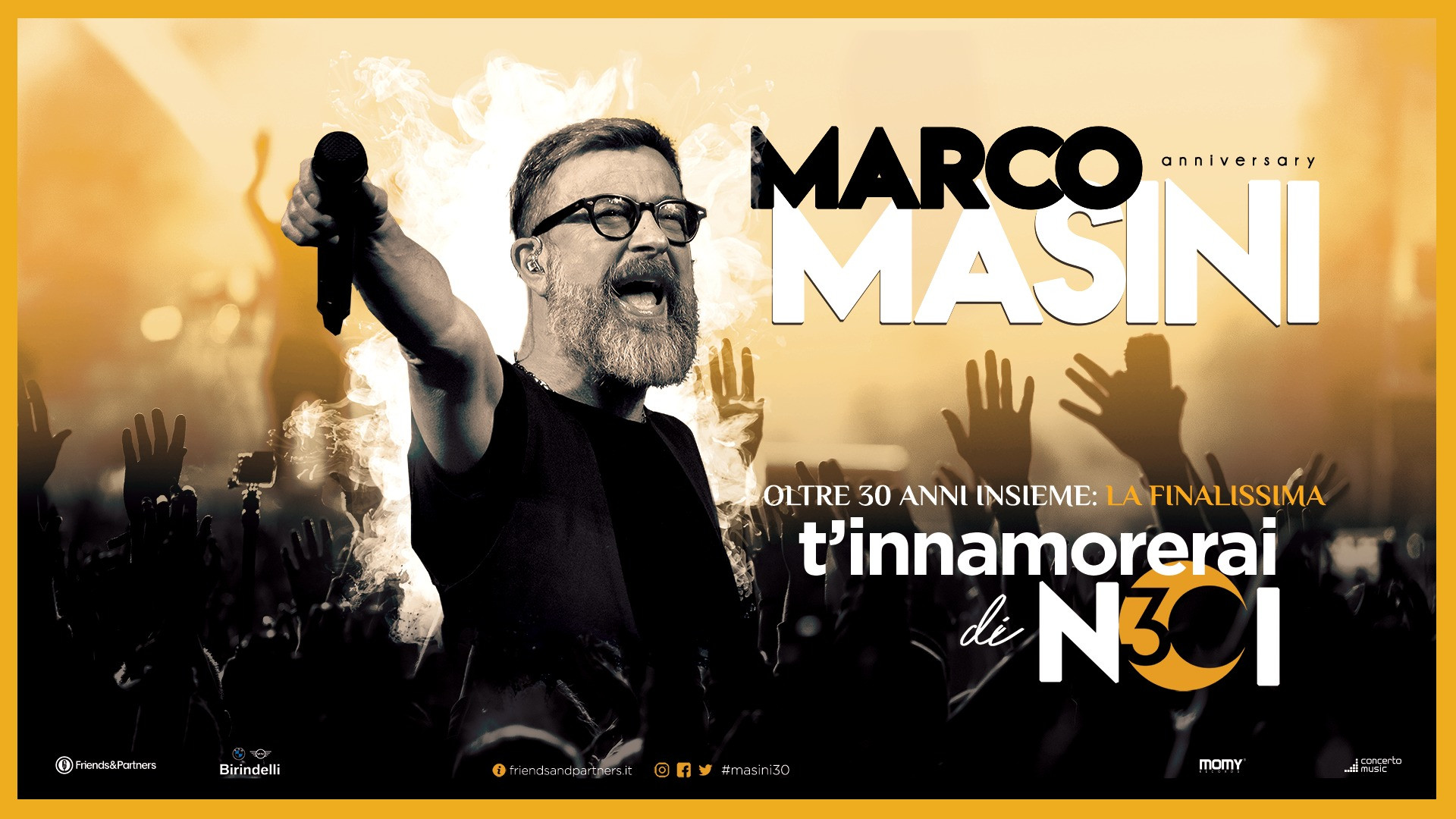 foto MARCO MASINI | ANNUNCIA GLI ULTIMI DUE APPUNTAMENTI ESTIVI A ROMA E FIRENZE