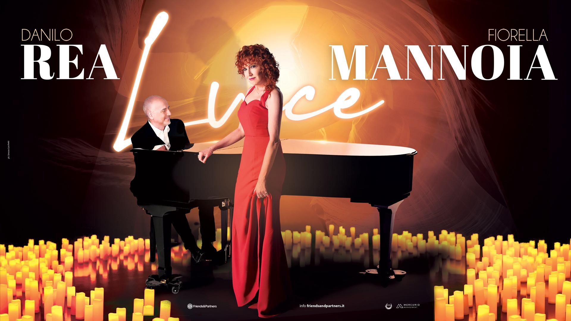 foto FIORELLA MANNOIA | ANNUNCIA IL NUOVO TOUR "LUCE" INSIEME A DANILO REA