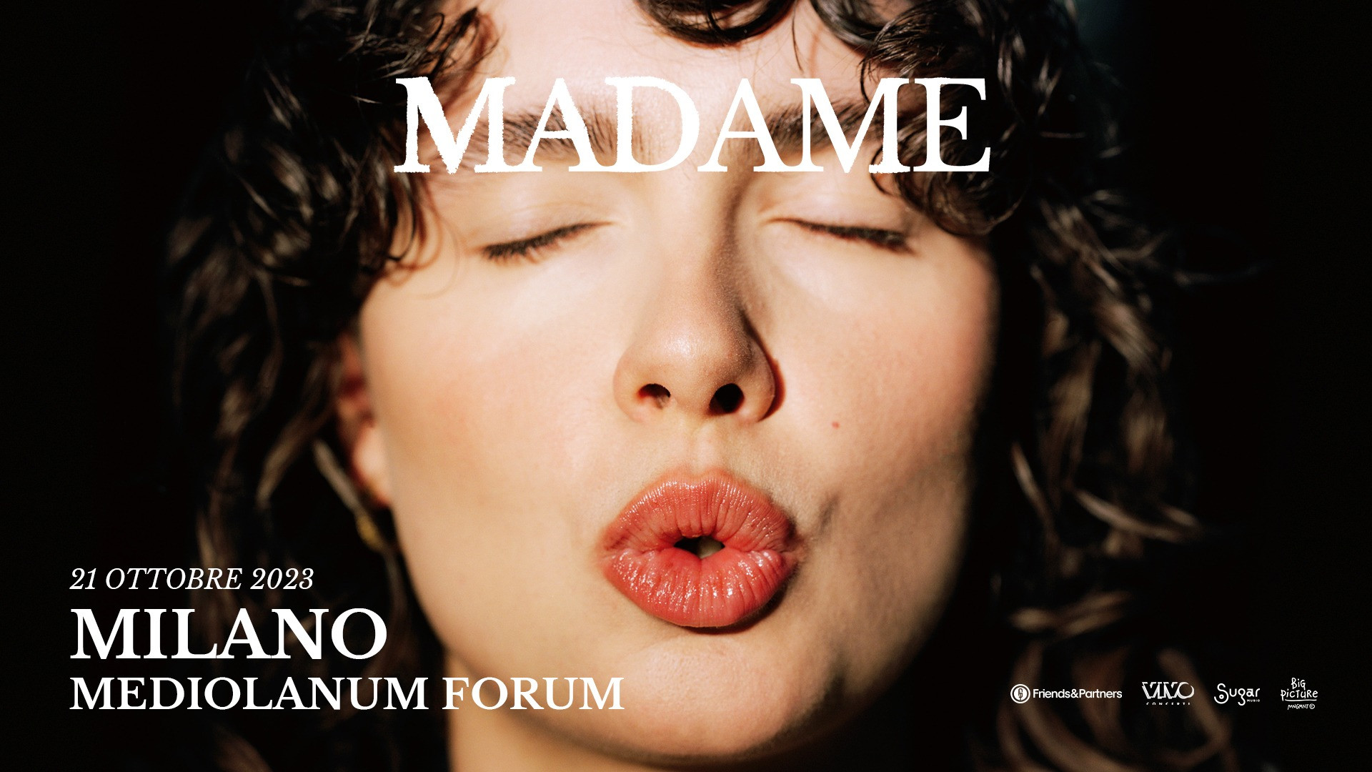 foto MADAME | ANNUNCIA IL SUO PRIMO LIVE AL MEDIOLANUM FORUM