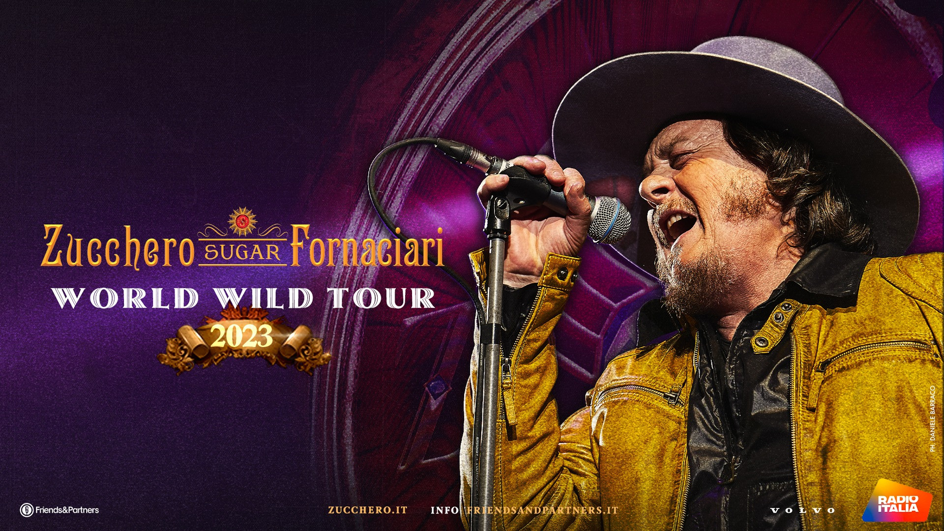 foto ZUCCHERO | ANNUNCIATE NUOVE DATE DEL WORLD WILD TOUR
