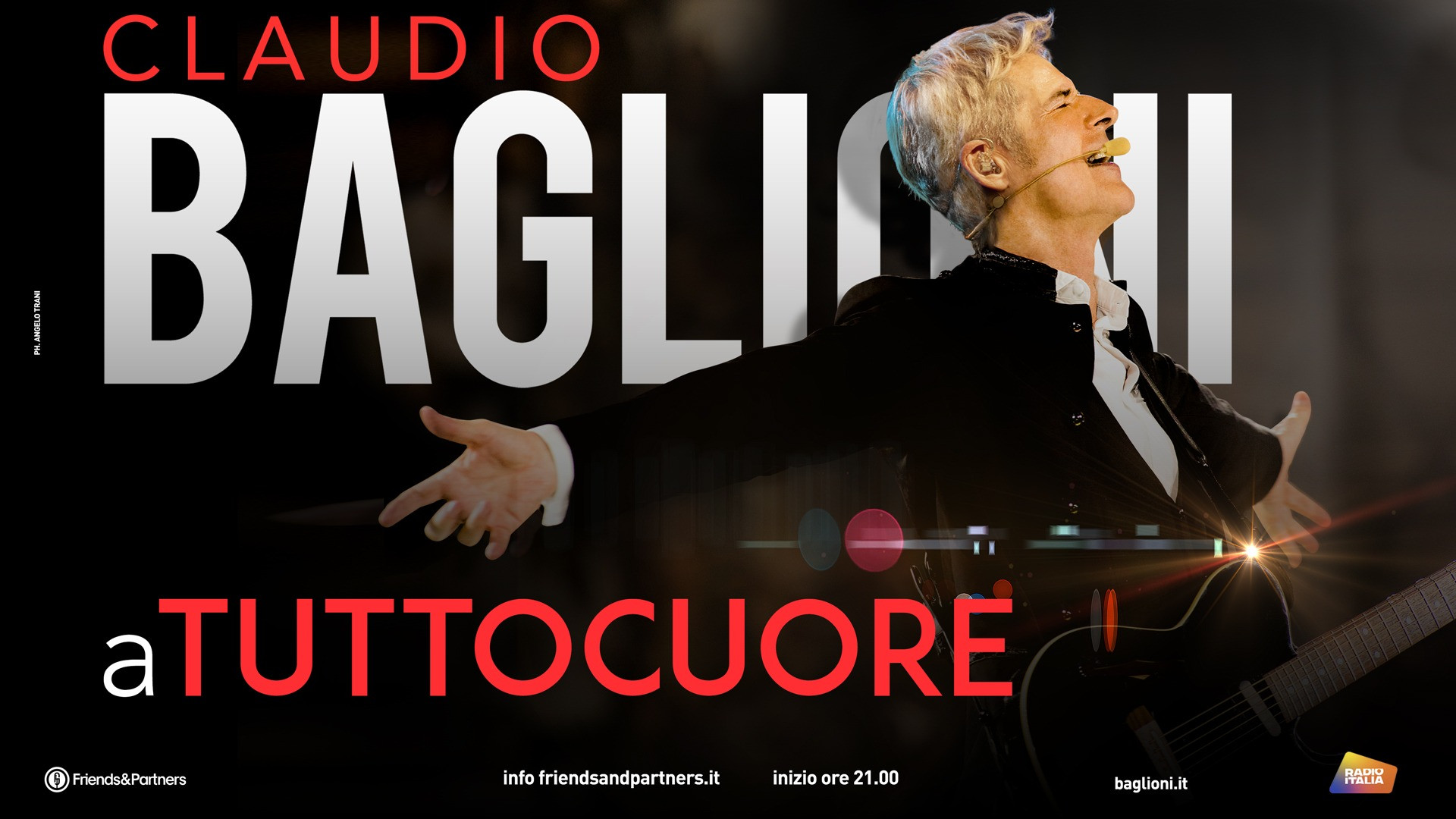 foto CLAUDIO BAGLIONI | DUE NUOVE DATE ALL'ARENA DELLA VITTORIA DI BARI