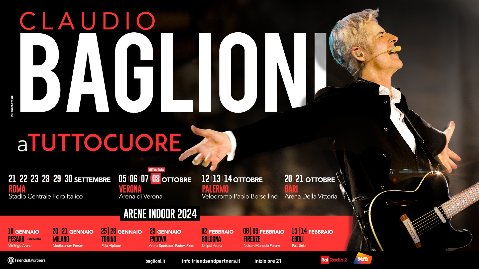 foto CLAUDIO BAGLIONI | 4 DATE ALL'ARENA DI VERONA