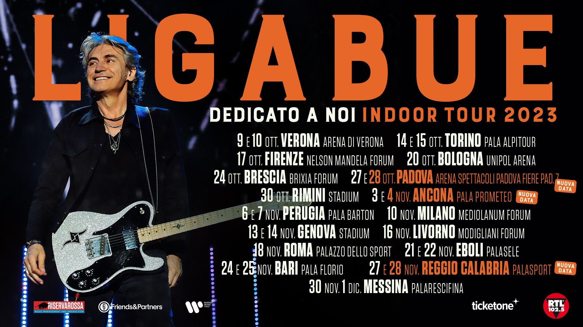 foto LIGABUE | RADDOPPIANO le date di PADOVA, ANCONA e REGGIO CALABRIA