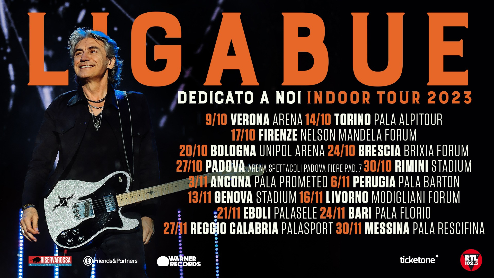 foto LIGABUE | VENERDÌ 22 SETTEMBRE ESCE IL NUOVO ALBUM DI INEDITI  “DEDICATO A NOI”