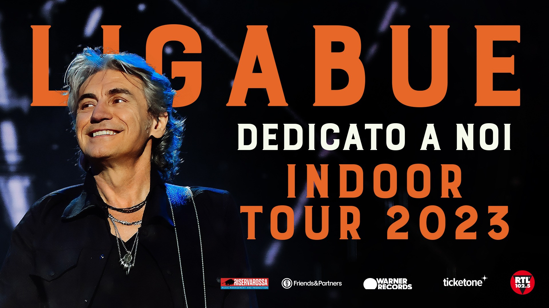 foto LUCIANO LIGABUE | DA OGGI IN RADIO IL NUOVO SINGOLO "LA METÀ DELLA MELA"