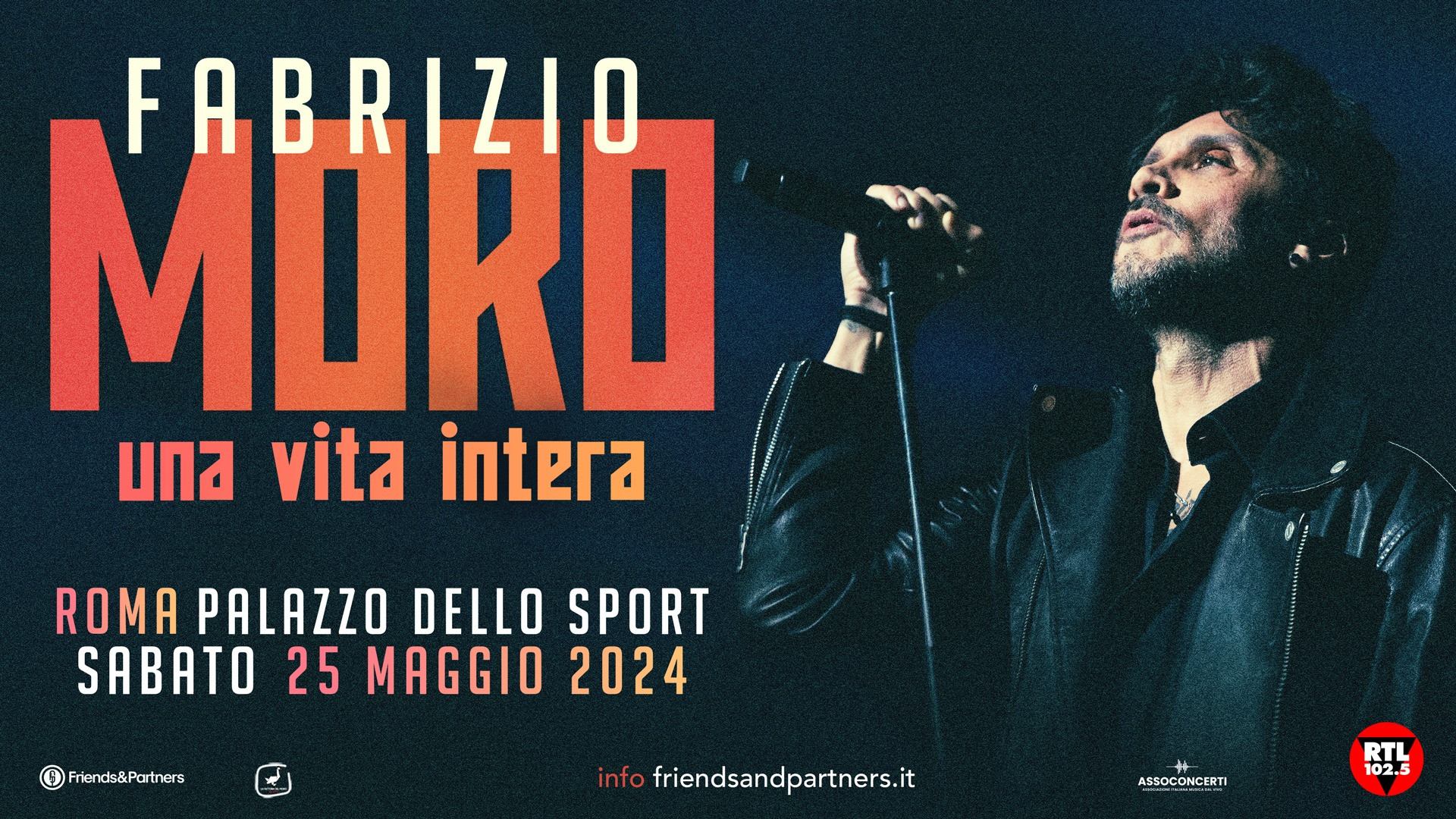 foto FABRIZIO MORO | ANNUNCIA UNO SPECIALE APPUNTAMENTO LIVE A ROMA