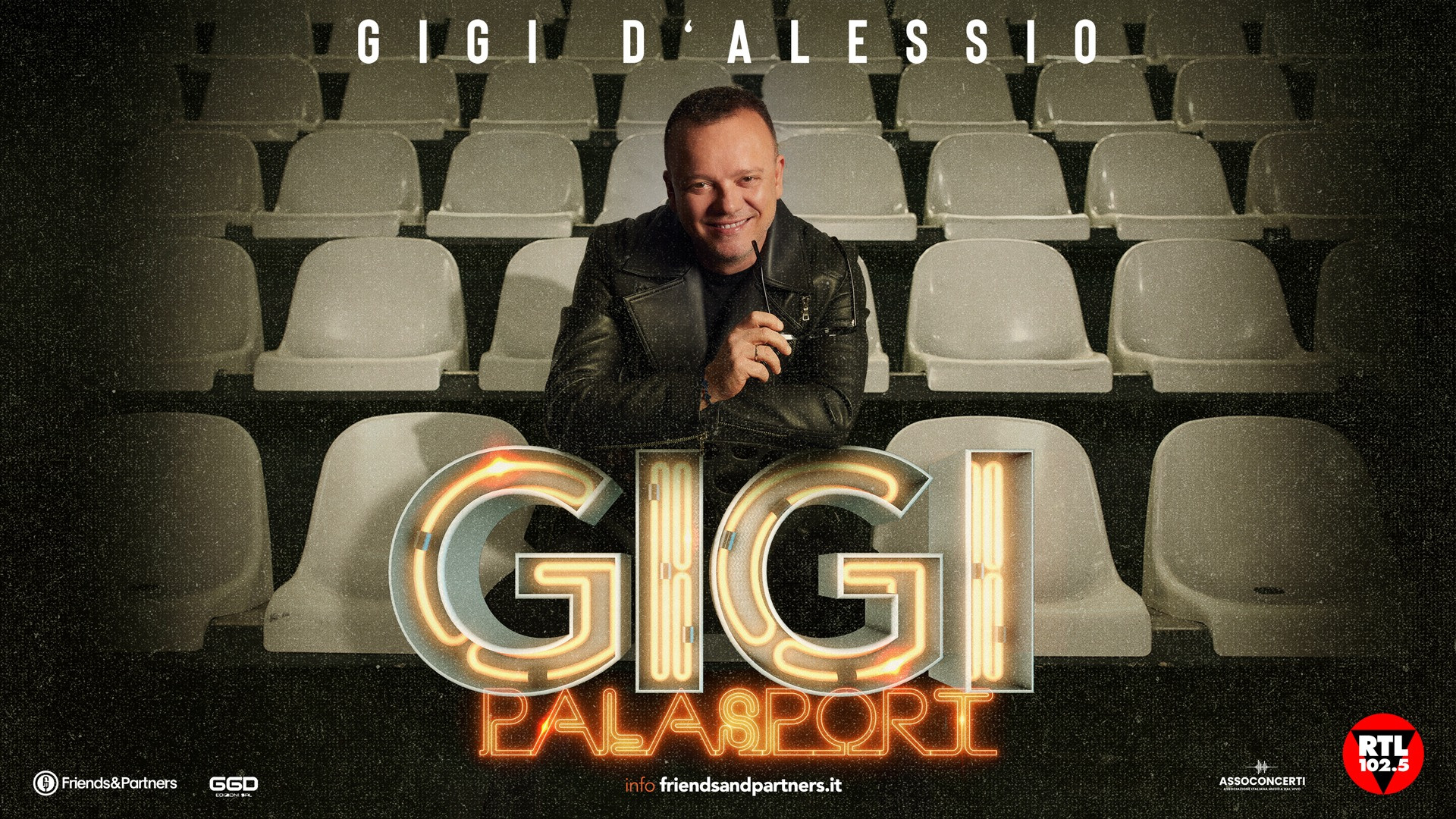 foto GIGI D'ALESSIO | AL VIA A NOVEMBRE DA ROMA IL NUOVO TOUR NEI PALASPORT