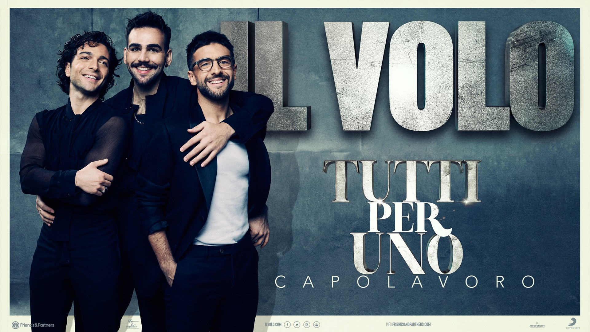 foto IL VOLO | ANNUNCIA 15 NUOVI LIVE ESTIVI "TUTTI PER UNO - CAPOLAVORO"