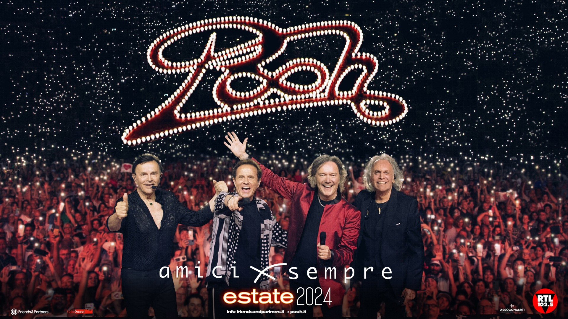 foto POOH | TORNANO LIVE CON "POOH - AMICI X SEMPRE Estate 2024"