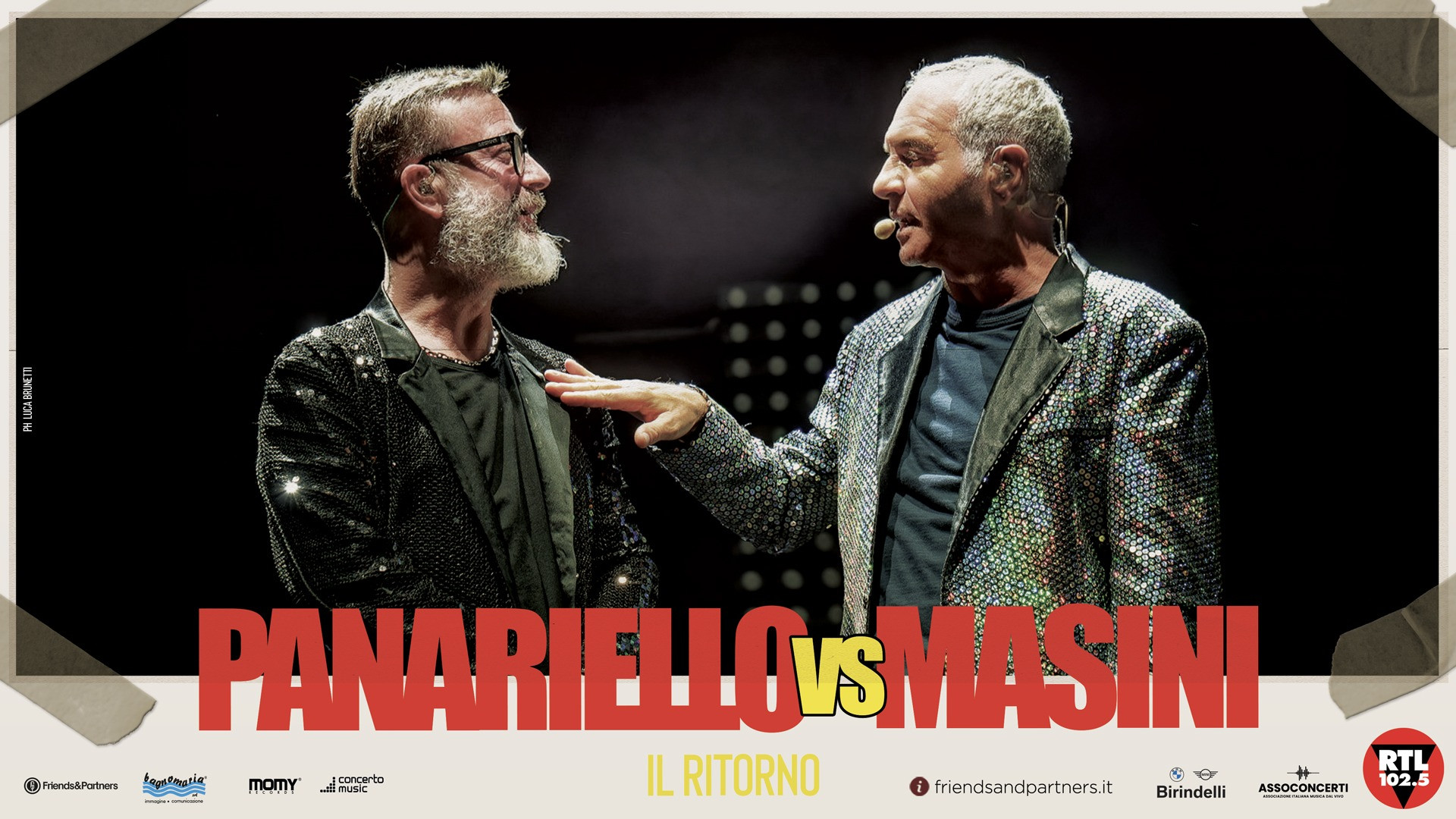 foto PANARIELLO E MASINI | DA LUGLIO TORNANO INSIEME IN TOUR