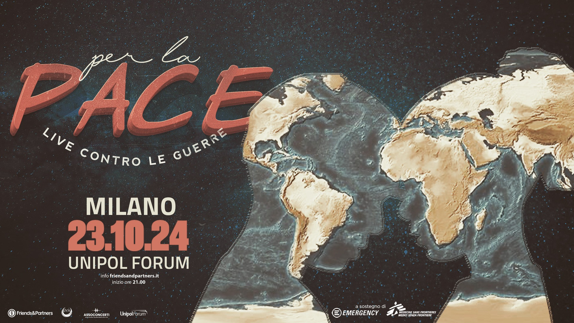 foto PER LA PACE LIVE CONTRO LE GUERRE | INIZIO SHOW ORE 20.45