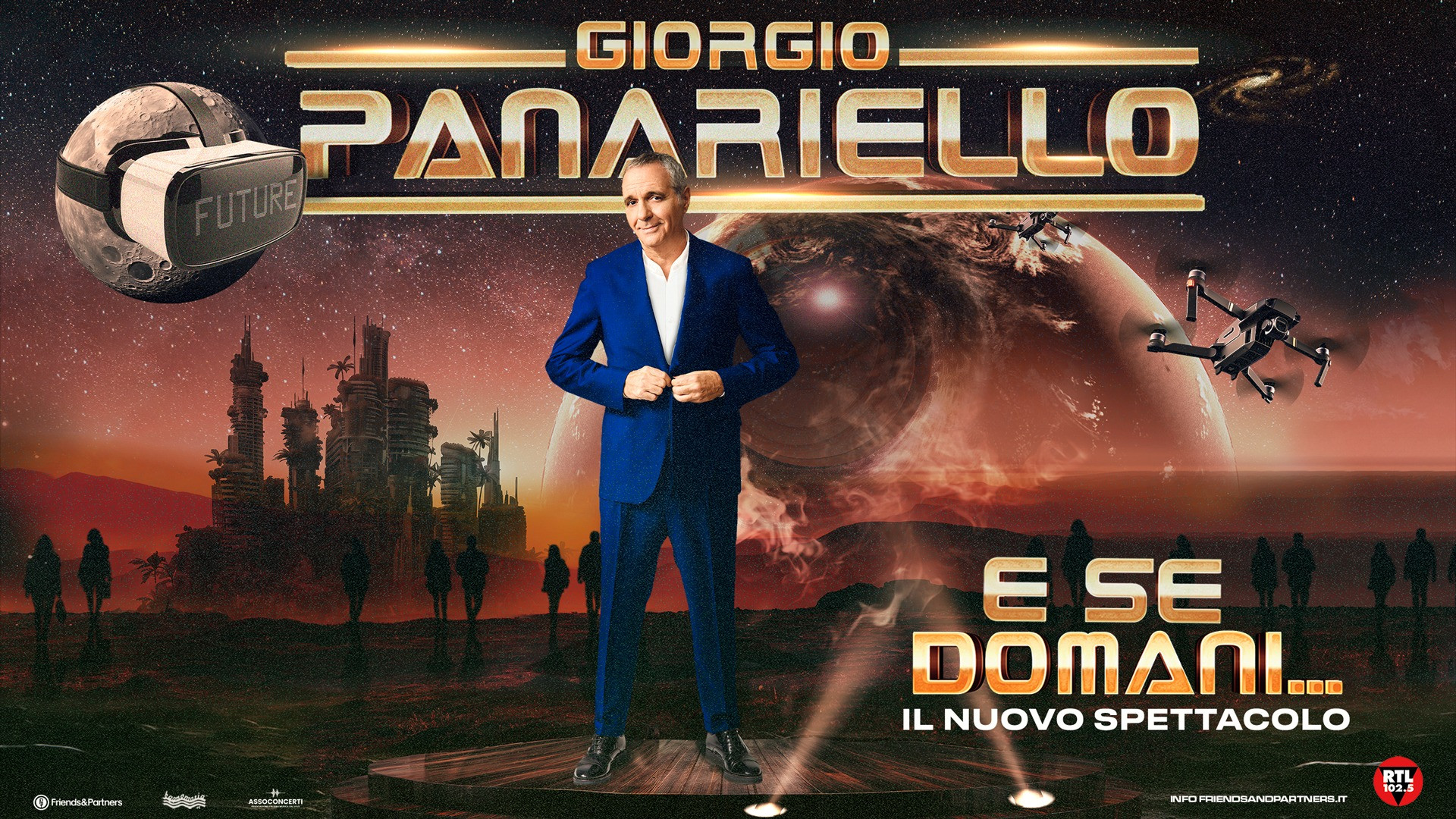foto GIORGIO PANARIELLO | “E SE DOMANI…” IL NUOVO SPETTACOLO DA OTTOBRE 2025 NEI TEATRI DI TUTTA ITALIA