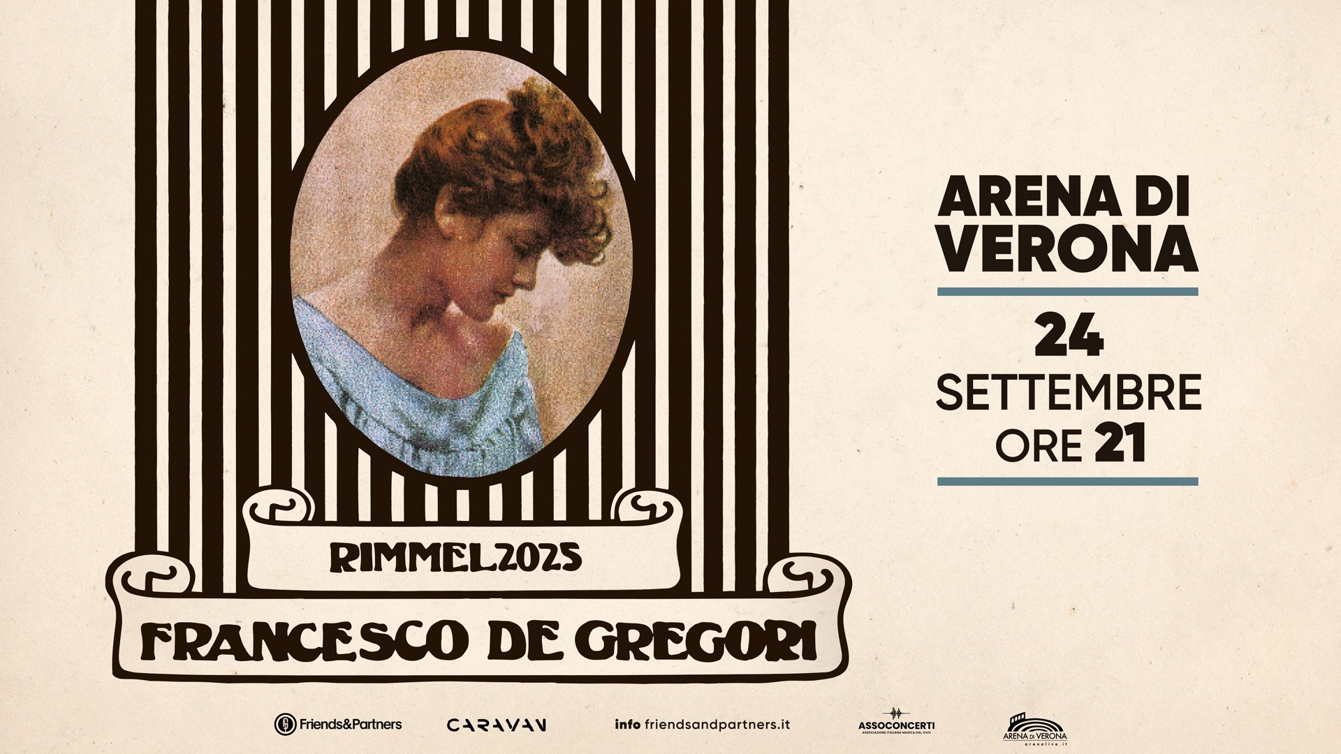foto FRANCESCO DE GREGORI | ANNUNCIA L'ARENA DI VERONA PER FESTEGGIARE I 50 ANNI DI RIMMEL