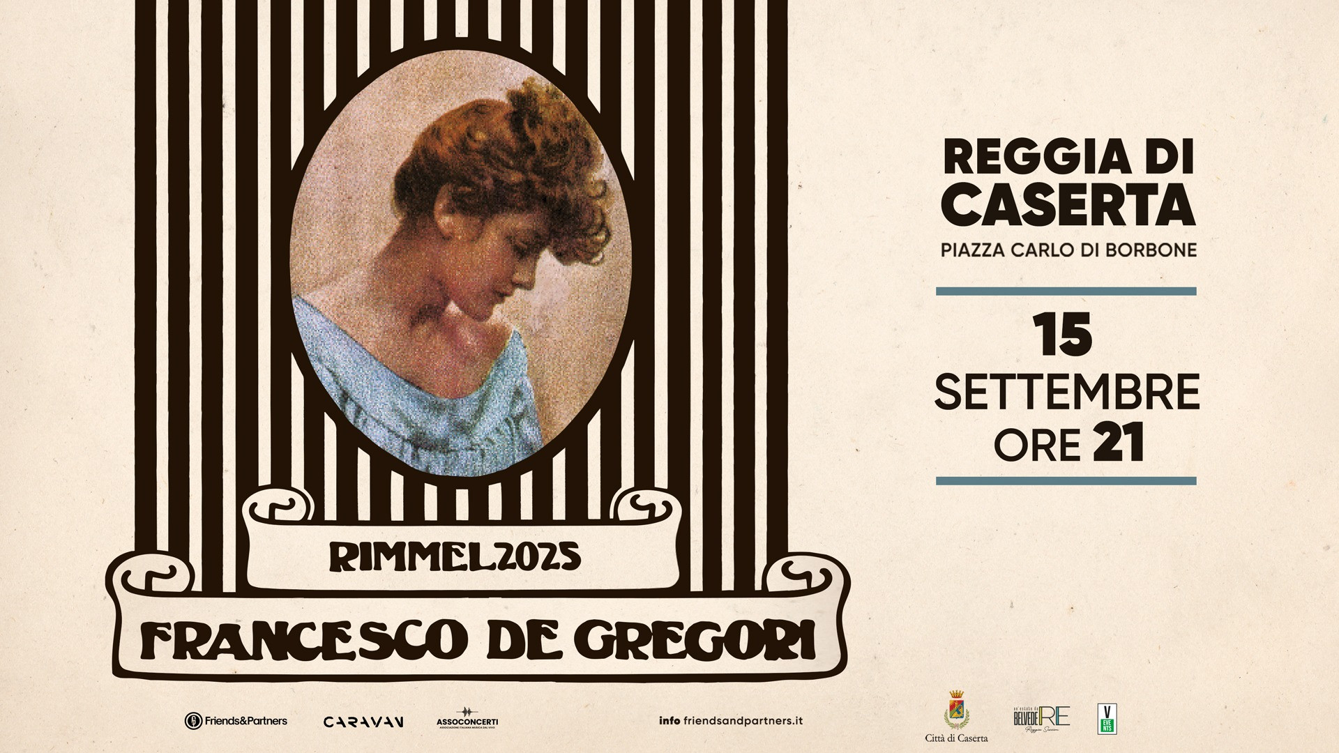 foto FRANCESCO DE GREGORI | ANNUNCIATA UNA NUOVA DATA SPECIALE ALLA REGGIA DI CASERTA