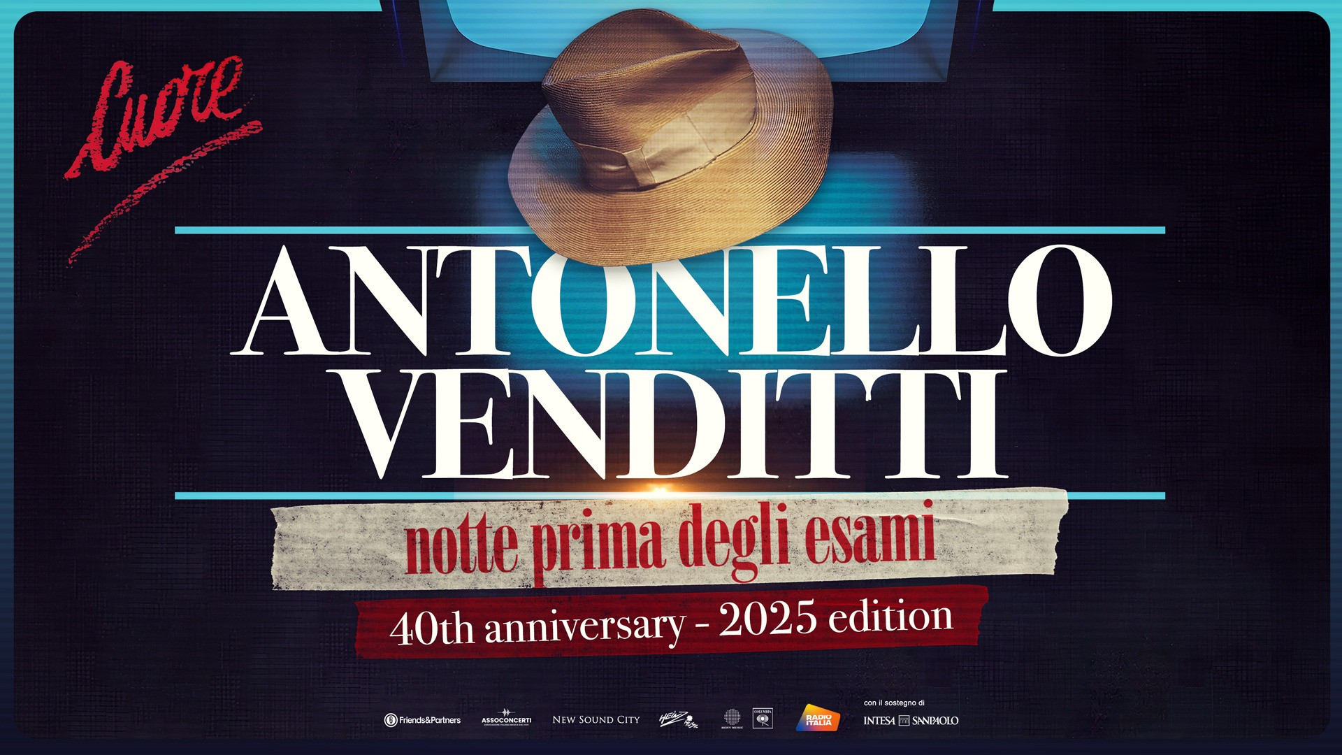 foto ANTONELLO VENDITTI A GRANDE RICHIESTA SI AGGIUNGONO 2 NUOVE DATE