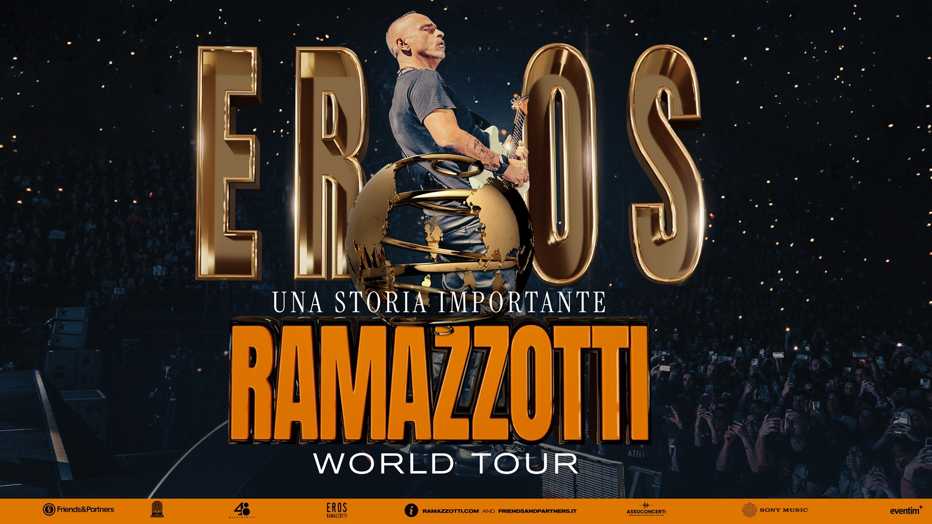 foto UNA STORIA IMPORTANTE WORLD TOUR IL NUOVO VIAGGIO GLOBALE IN 4 LEG  DI EROS RAMAZZOTTI