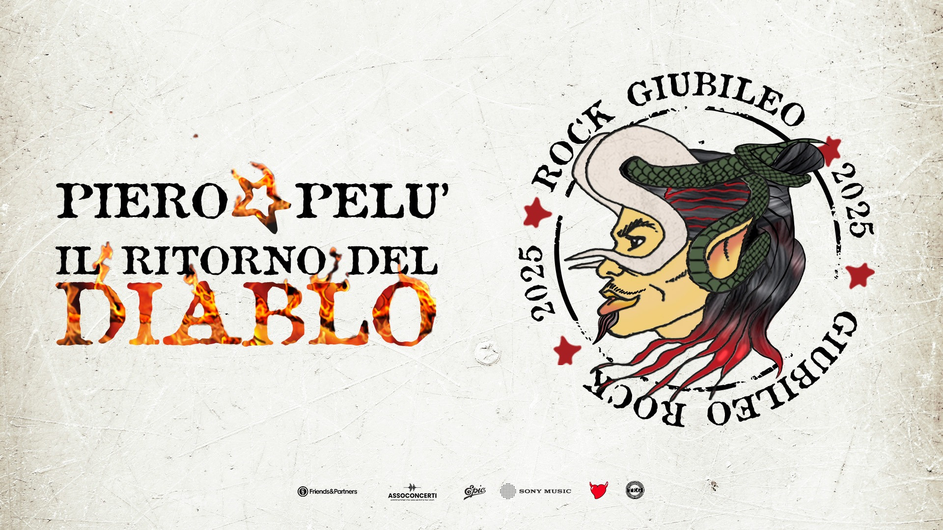 foto PIERO PELU' | ANNUNCIATI TRE 3 NUOVI APPUNTAMENTI AUTUNNALI DE IL RITORNO DEL DIABLO TOUR 2025