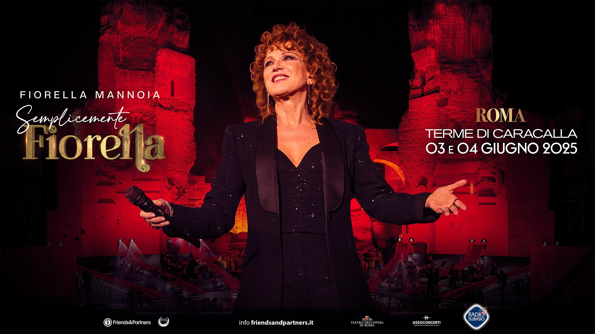 foto FIORELLA MANNOIA - DUE IMPERDIBILI SERATE EVENTO RICCHE DI TANTI INCREDIBILI OSPITI