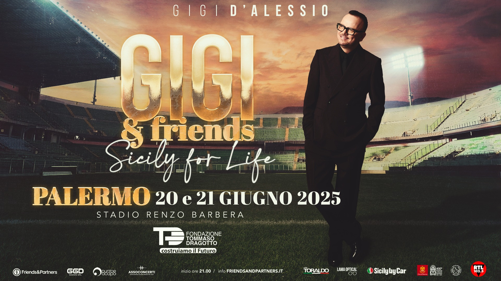 foto GIGI D'ALESSIO | ANNUNCIATI GLI OSPITI DEL DOPPIO APPUNTAMENTO ALLO STADIO RENZO BARBERA DI PALERMO