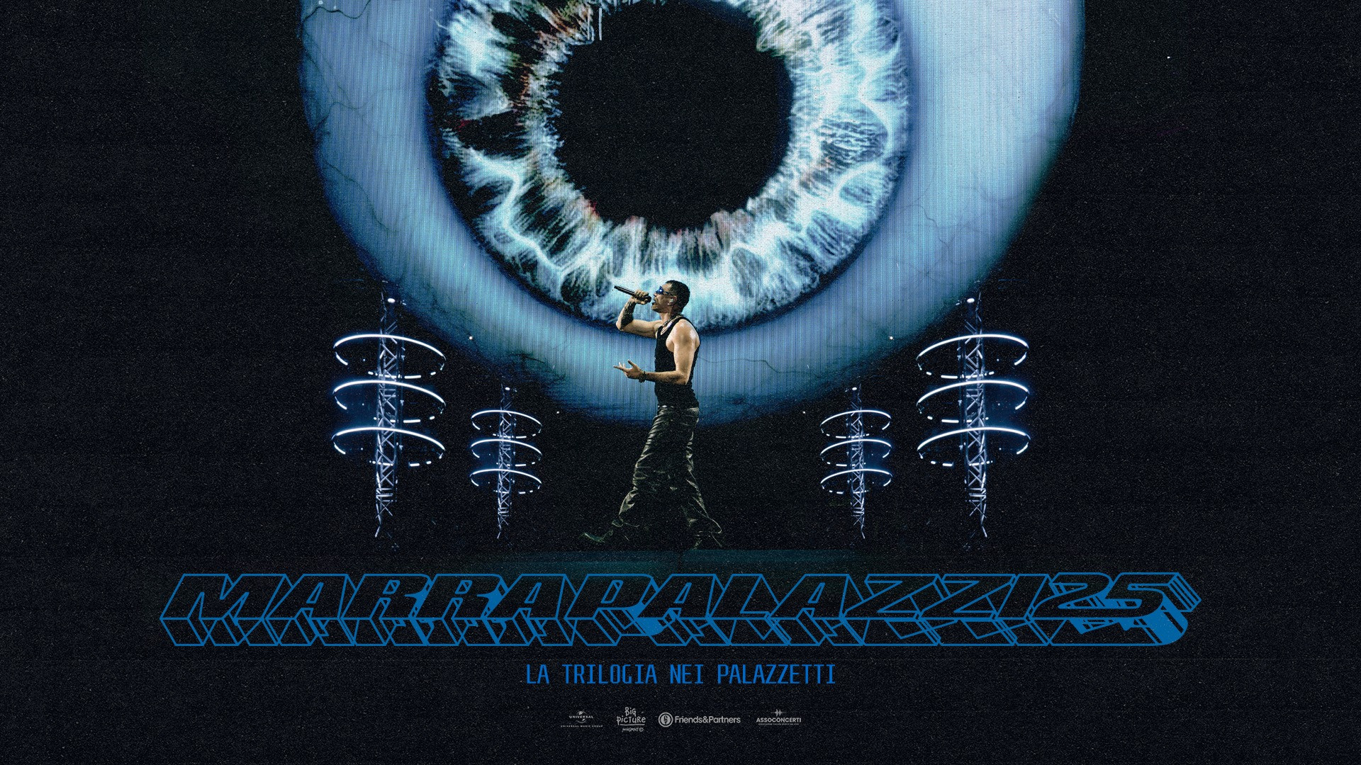 foto MARRACASH | ANNUNCIA SUL PALCO DELLO STADIO OLIMPICO DI ROMA IL TOUR NEI PALASPORT