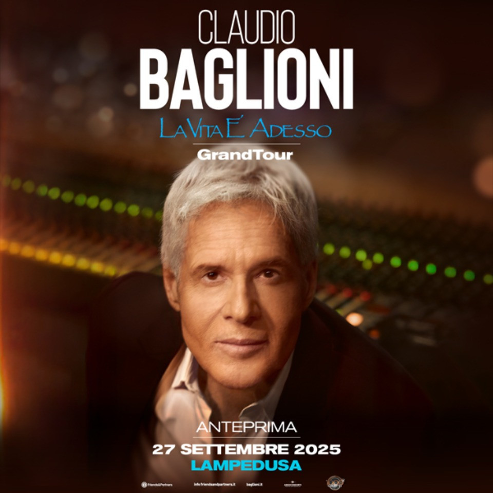 foto CLAUDIO BAGLIONI | ANNUNCIATA L'ANTEPRIMA DEL GRANDTOUR LA VITA È ADESSO