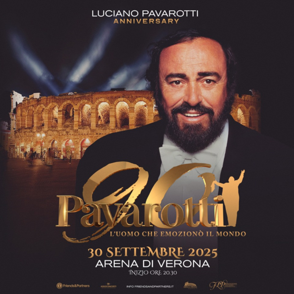 foto PAVAROTTI 90 | SVELATO IL CAST D’ECCEZIONE PER L'EVENTO UNICO ALL'ARENA DI VERONA