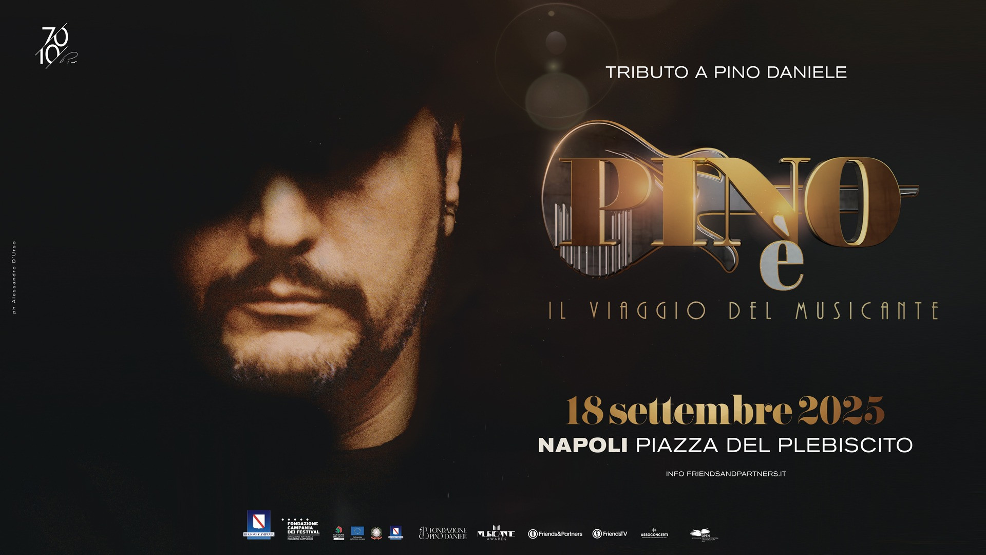 foto PINO È | DOMANI SU RAI 1, RAIPLAY E RAI RADIO 2 "PINO È - IL VIAGGIO DEL MUSICANTE"