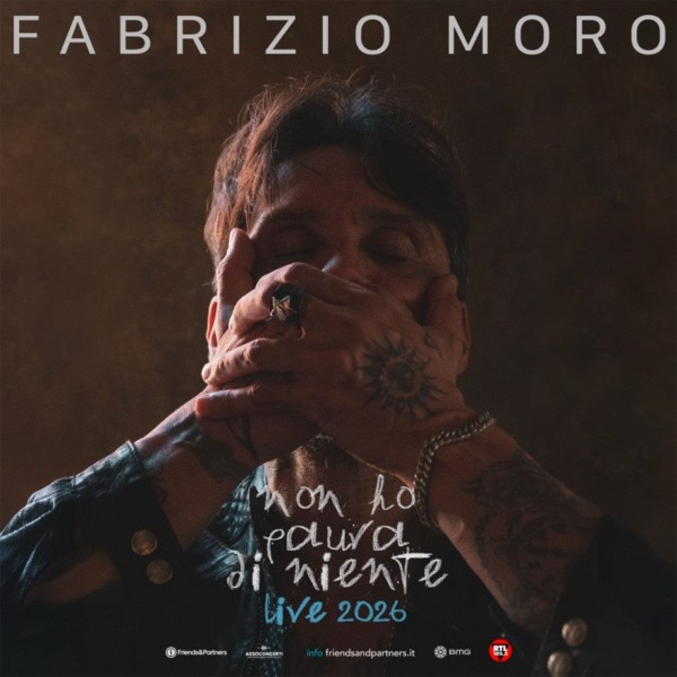 foto FABRIZIO MORO | NEL 2026 TORNA LIVE CON IL TOUR NON HO PAURA DI NIENTE LIVE 2026