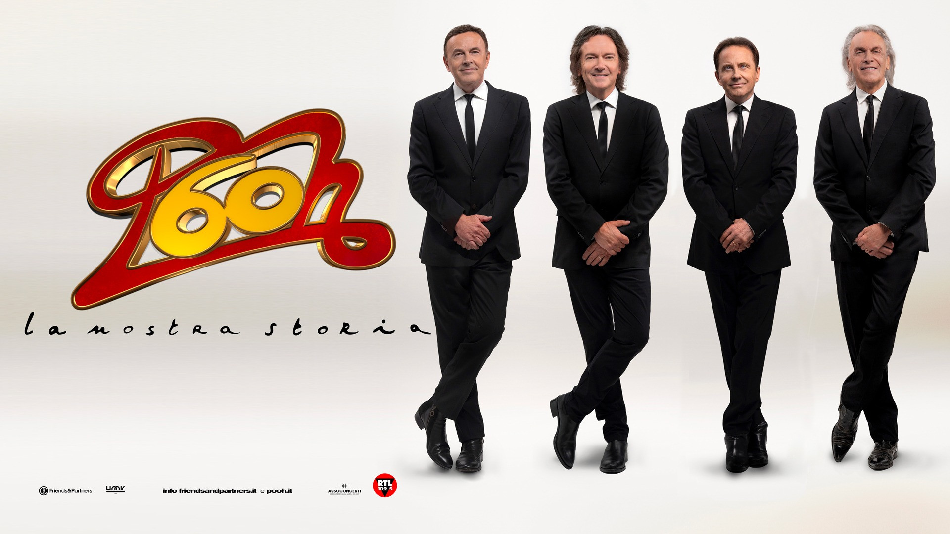 foto POOH | ANNUNCIATO IL TOUR "POOH60 - LA NOSTRA STORIA" PER CELEBRARE 60 ANNI DI CARRIERA