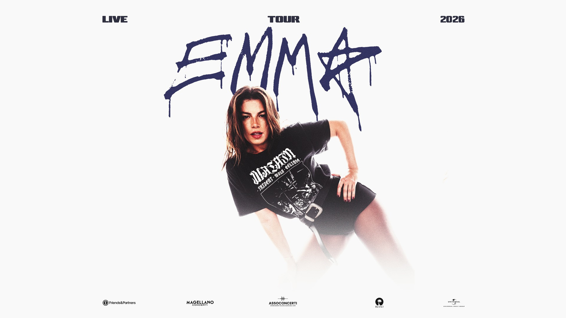 foto EMMA | IN ATTESA DEI DUE GRANDI CONCERTI A ROMA E MILANO SVELA LE DATE DEL 'LIVE TOUR 2026'