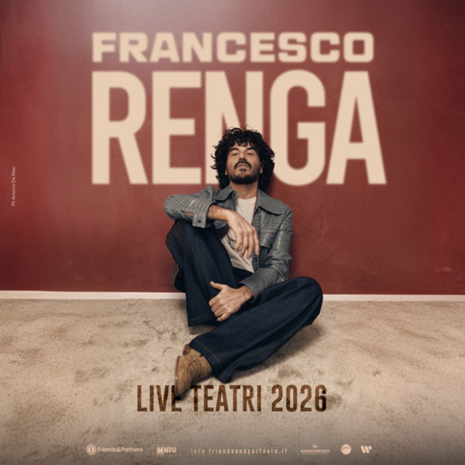 foto FRANCESCO RENGA | ANNUNCIA IL TOUR 'LIVE TEATRI 2026'