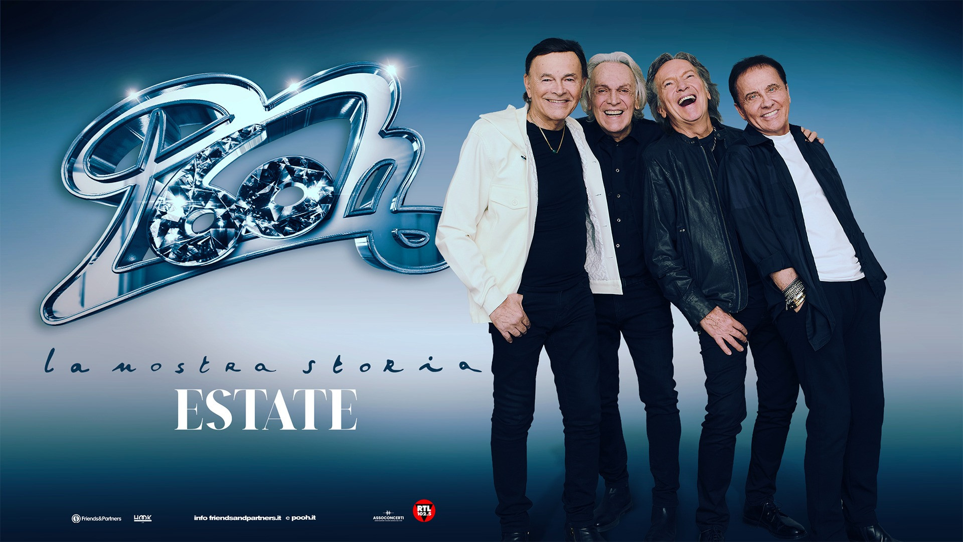 foto POOH | ANNUNCIATA LA DATA ZERO DEL TOUR 'POOH60 - LA NOSTRA STORIA - ESTATE'