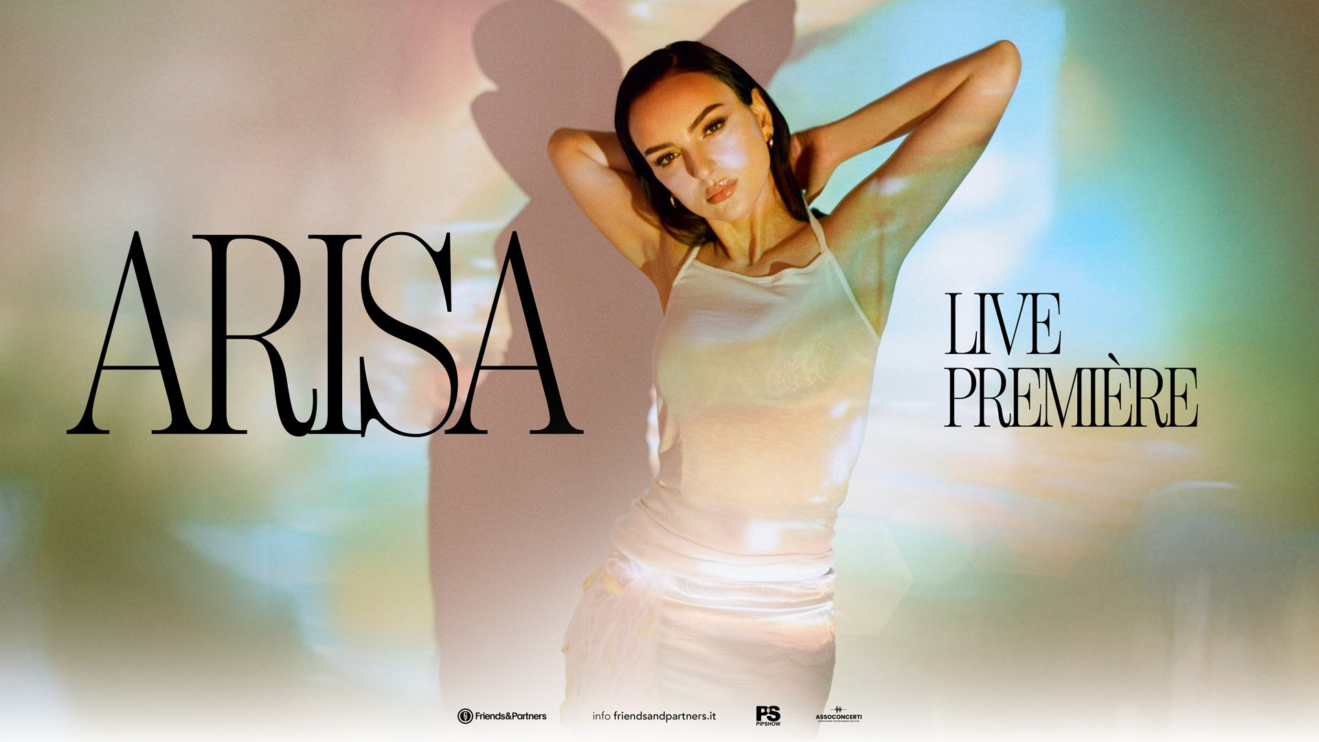 foto ARISA | IN ATTESA DI VEDERLA SUL PALCO DEL FESTIVAL DI SANREMO ANNUNCIA 'LIVE PREMIERE'