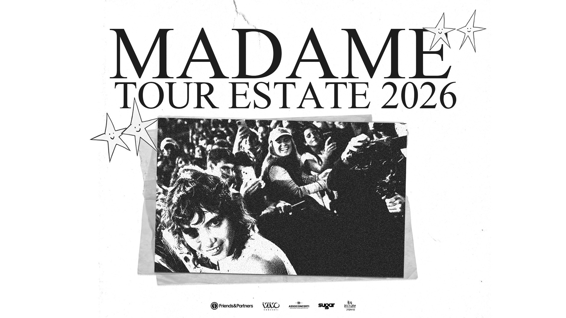 foto MADAME | ANNUNCIA IL "MADAME TOUR ESTATE 2026"  NEI PRINCIPALI FESTIVAL ITALIANI