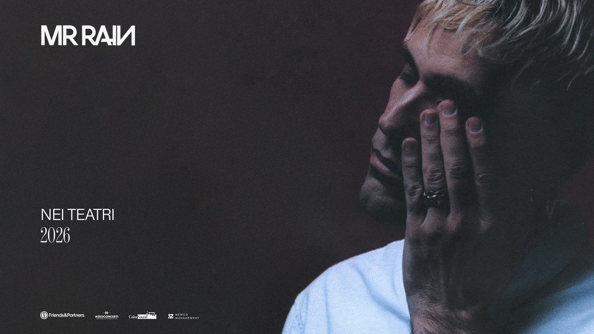 foto MR.RAIN | ANNUNCIA IL SUO PRIMO TOUR NEI TEATRI, IN PARTENZA IL 5 OTTOBRE 2026