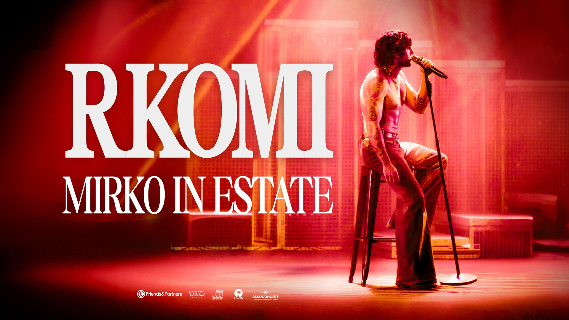 foto RKOMI | MIRKO IN ESTATE, DA FINE MAGGIO TORNA SUI PALCHI