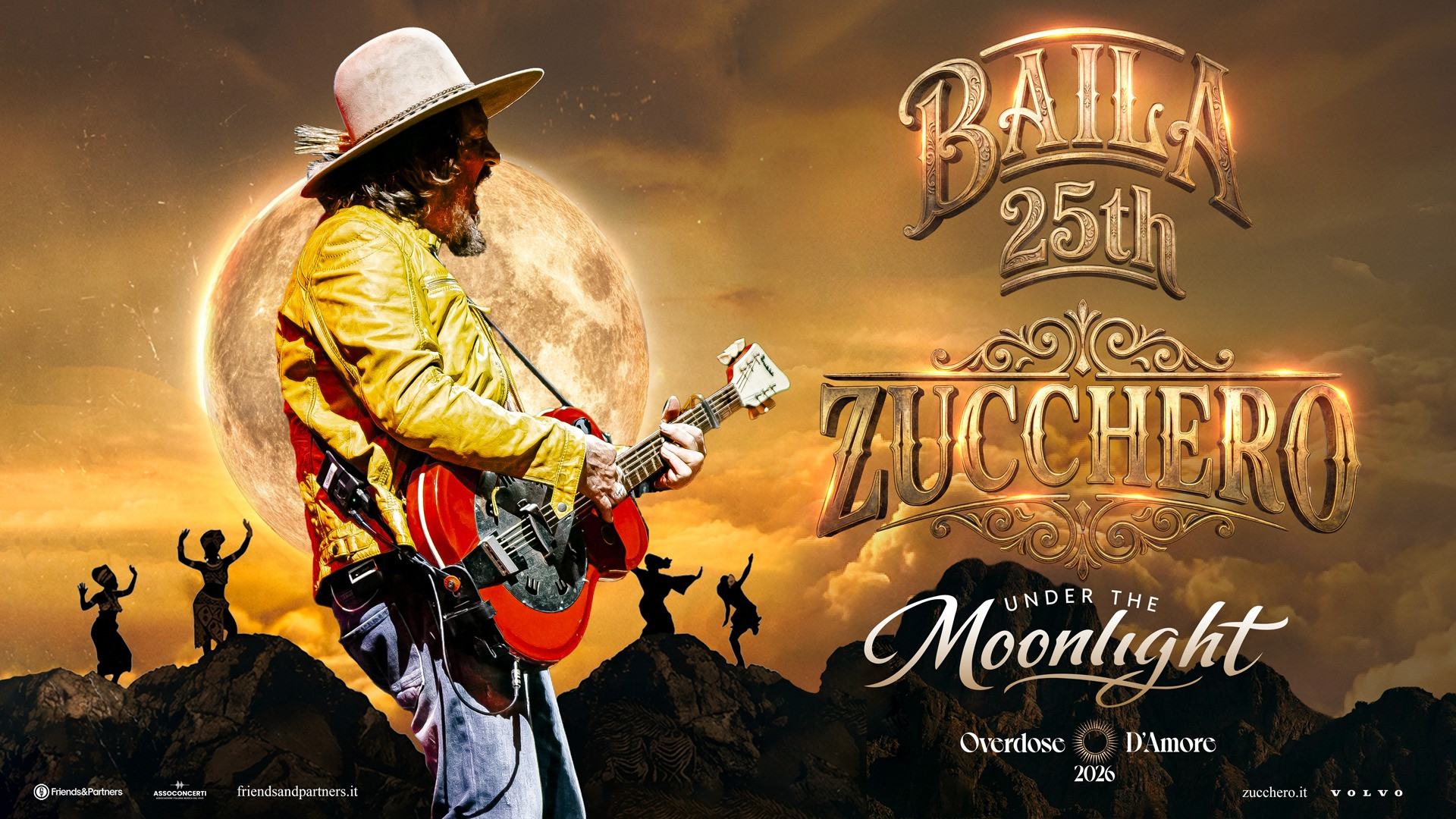 foto ZUCCHERO | A luglio il tour negli stadi "BAILA (sexy thing) 25th - Under the moonlight"