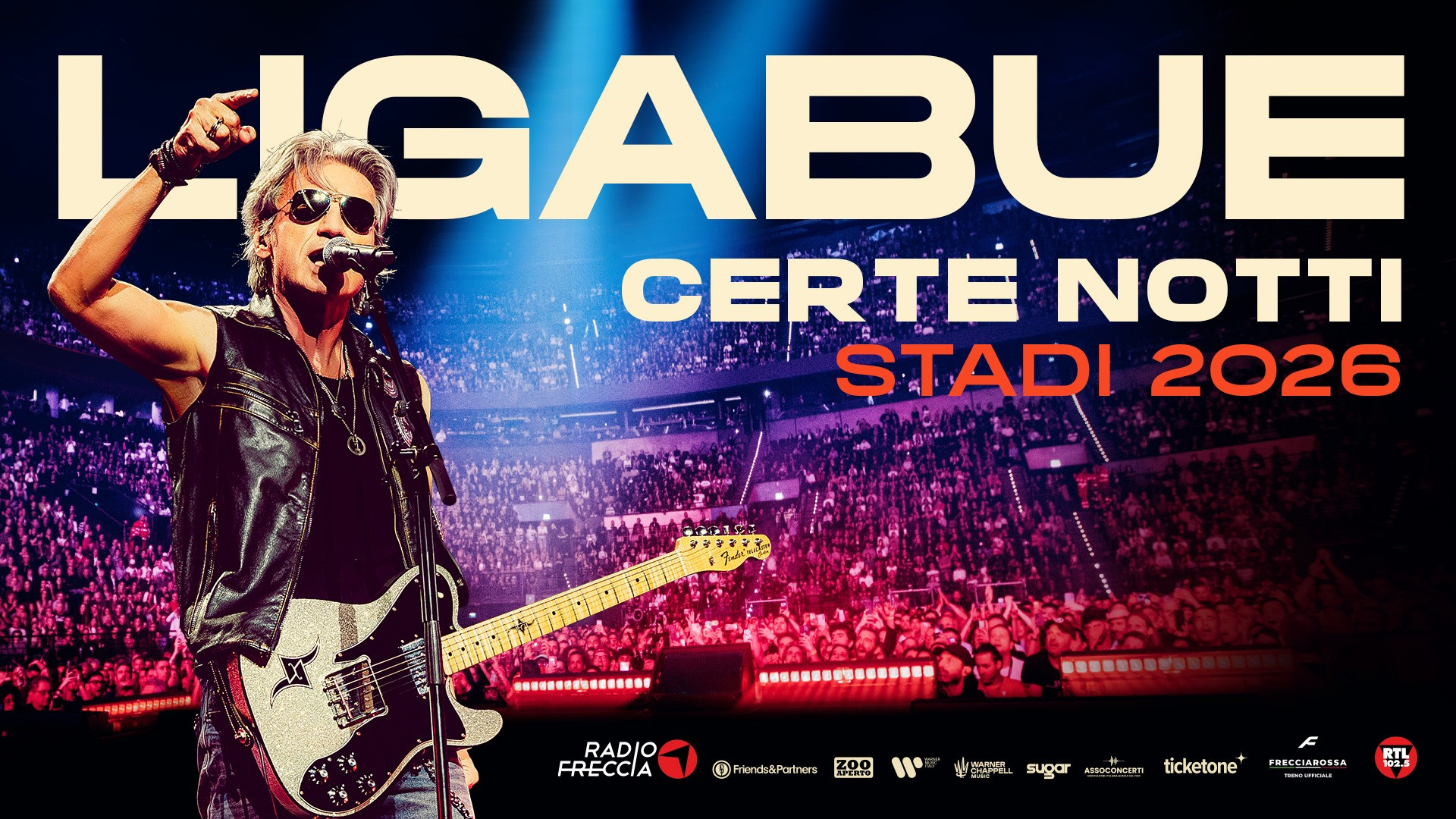 foto LIGABUE | INFORMAZIONI RELATIVE ALLA MOBILITÀ PER I CONCERTI PRESSO LO STADIO SAN SIRO