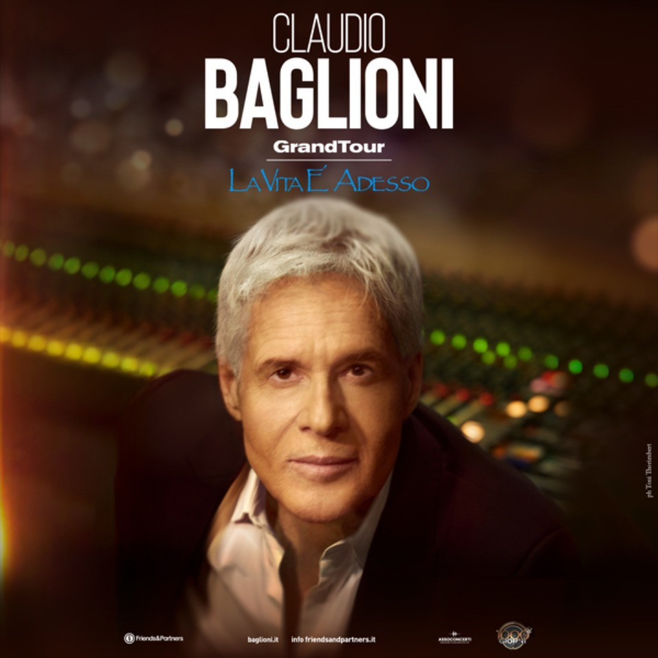 foto C. BAGLIONI | POSTICIPATO AL 2027 “GrandTour LA VITA È ADESSO” PER UNA POLMONITE INTERSTIZIALE ACUTA
